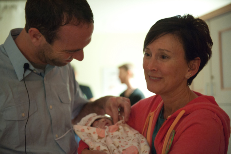 Our Doula, Doreen who coached me through 28+ hours of labor w/out drugs (except the kind that make your pain worse) and helped me walk through the emotions that surfaced that led to deeper surrender to the Lord... She was amazing!
