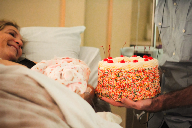 She requested a birthday cake with lots of sprinkles...and was not disappointed!